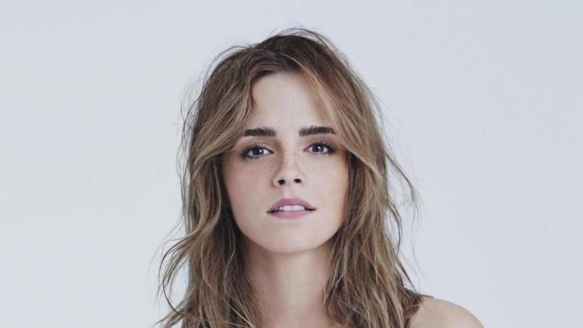 Emma Watson giving a piercing look, exuding intensity and confidence (1920x1080)