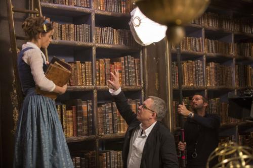 Emma Watson on the set of Beauty and the Beast 22