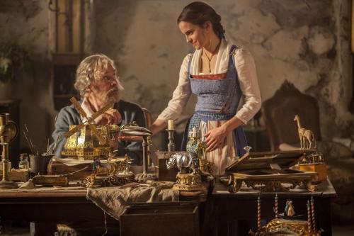 Emma Watson on the set of Beauty and the Beast 22