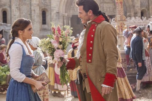 Emma Watson on the set of Beauty and the Beast 12